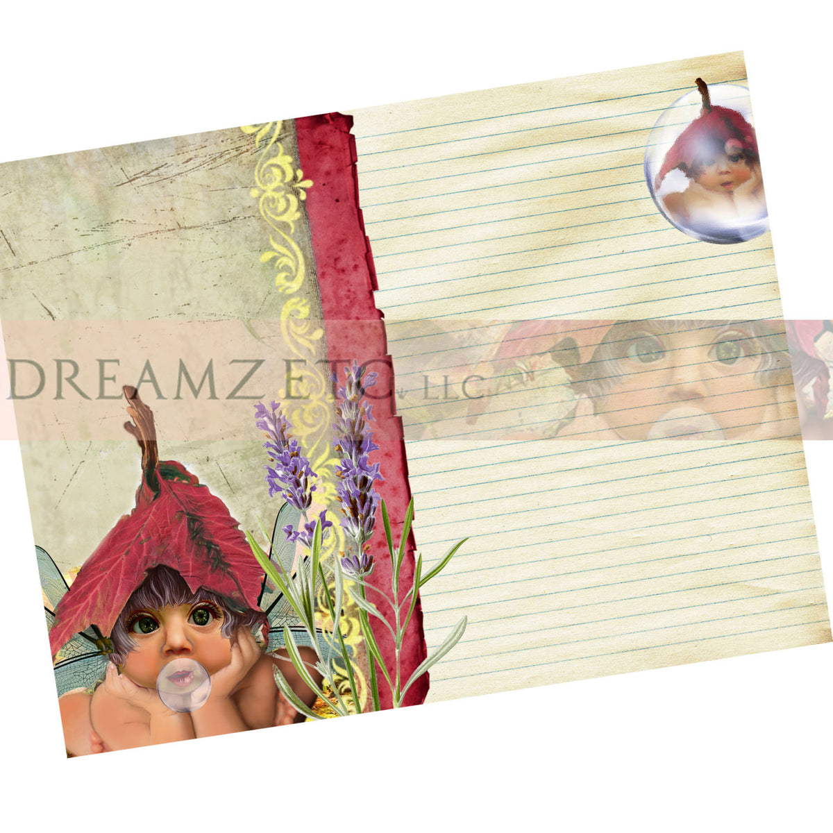Fairyland - Lined Journal Paper