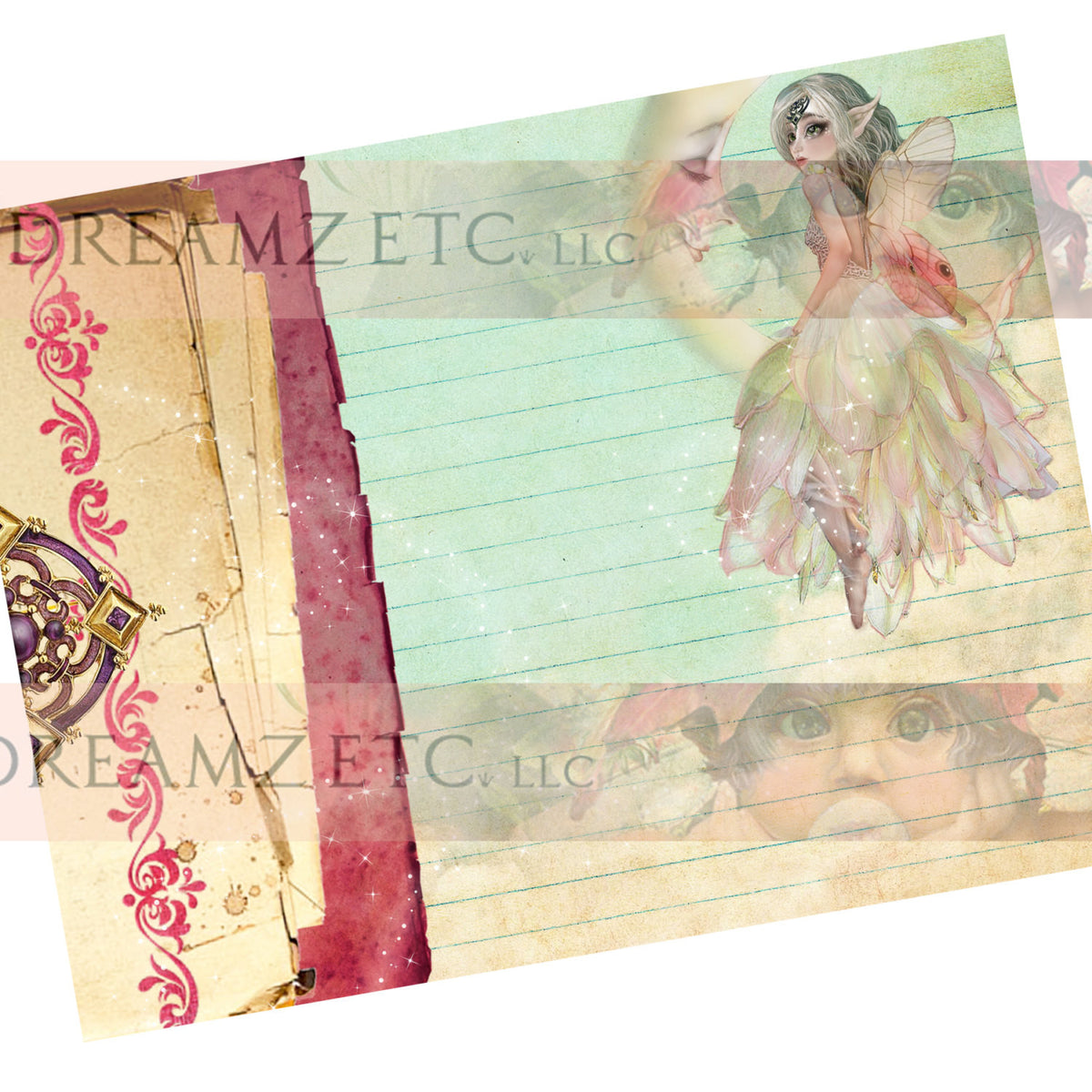 Fairyland - Lined Journal Paper