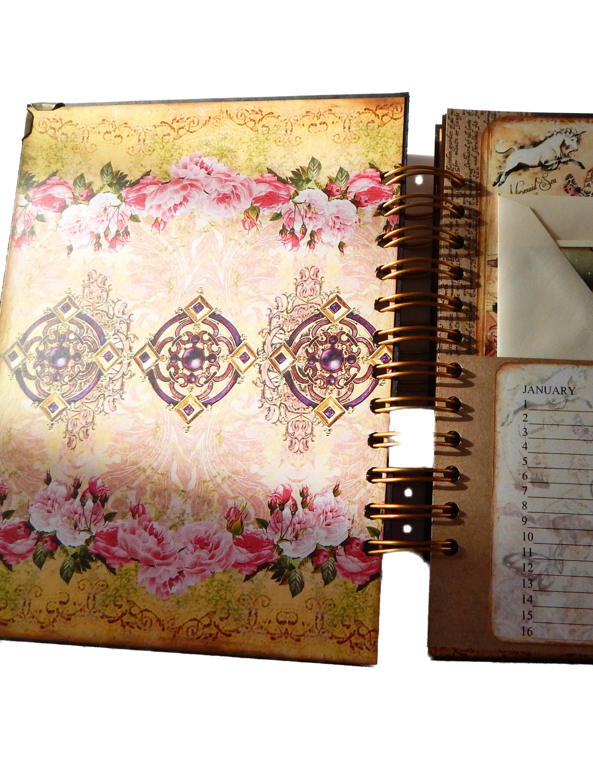 Fairyland Journal/Special Occasions Spiral Bound Album - Handmade Cards Included!