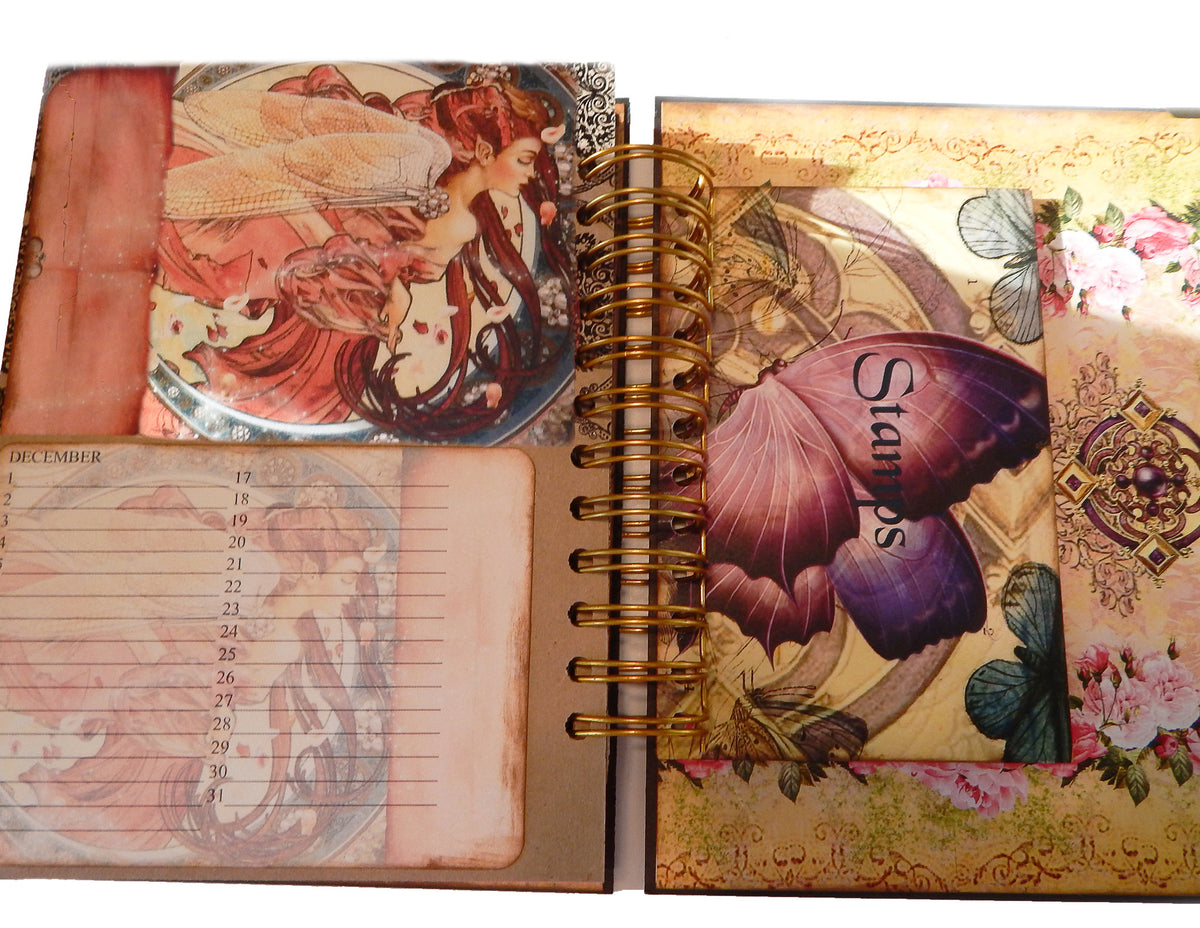 Fairyland Journal/Special Occasions Spiral Bound Album - Handmade Cards Included!