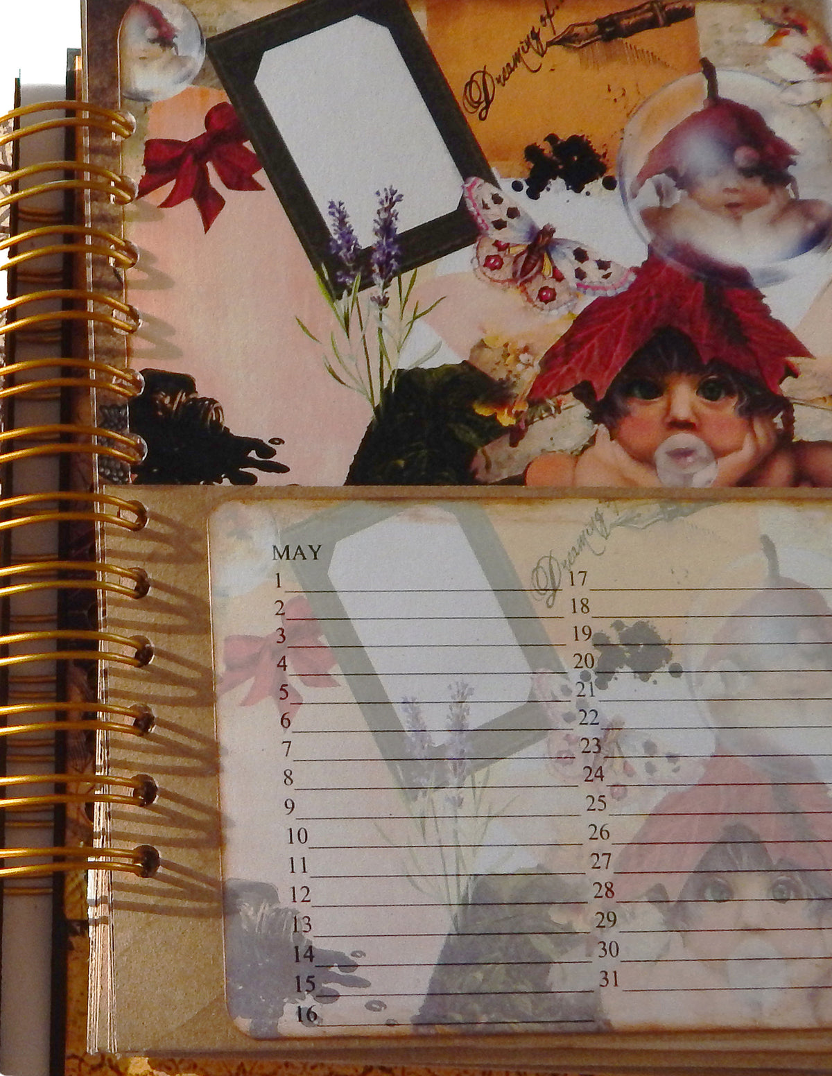 Fairyland Journal/Special Occasions Spiral Bound Album - Handmade Cards Included!