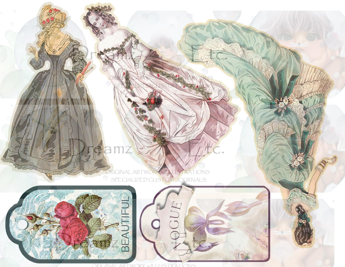 Fashion Bazaar - Tags & Ephemera - Digital