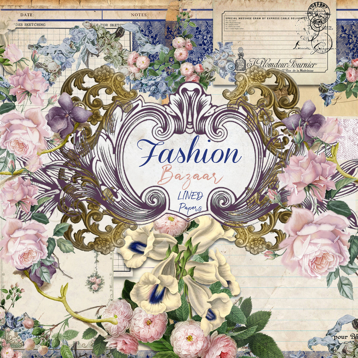 Fashion Bazaar - Digital Journal Kit - Bundle Pack