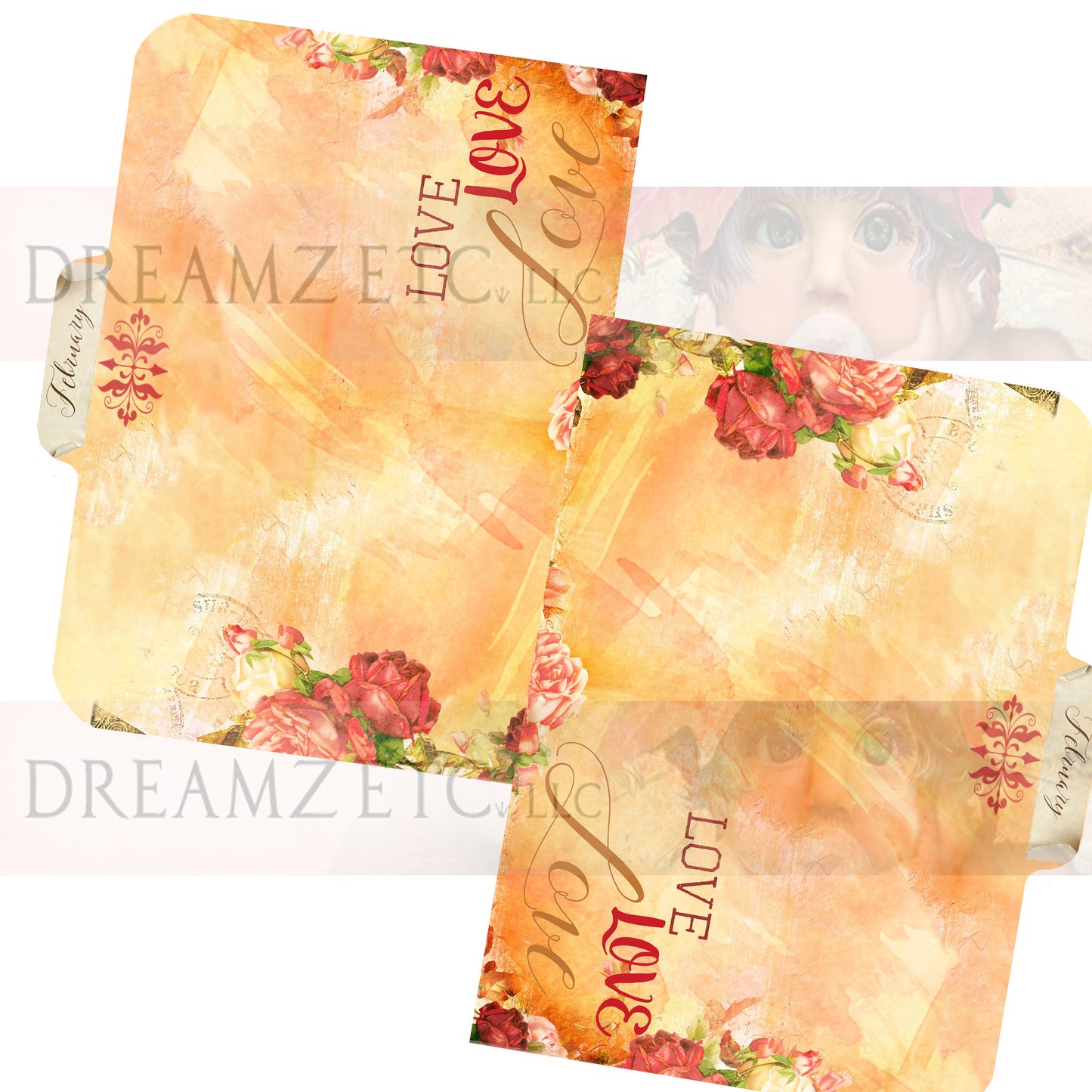 Floral Dreamz Planner/Journal - Tabbed Dividers - Printable