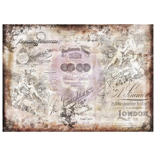 Finnabair Mixed Media Tissue Paper - Romantica