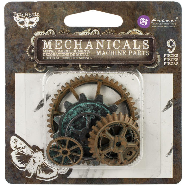 Finnabair Mechanicals Metal Embellishments - Machine Parts