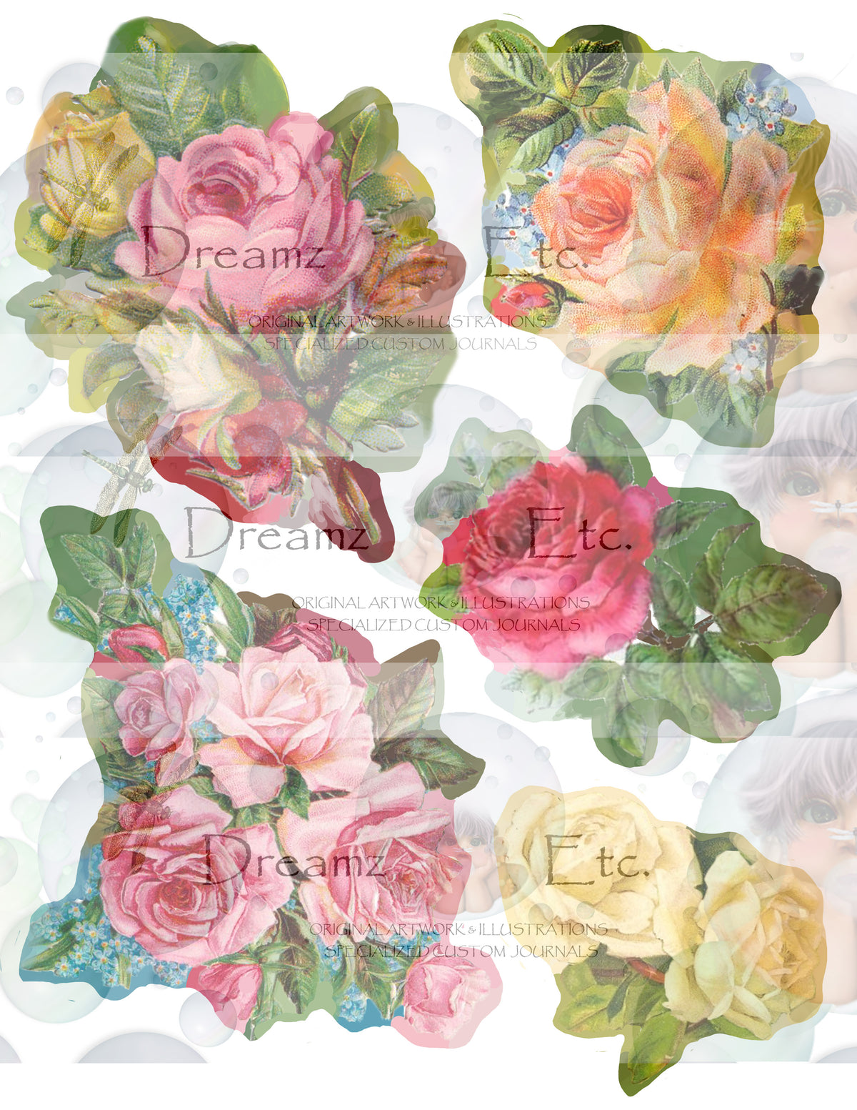 Vintage Floral EZ CUTZ Bundle Pack