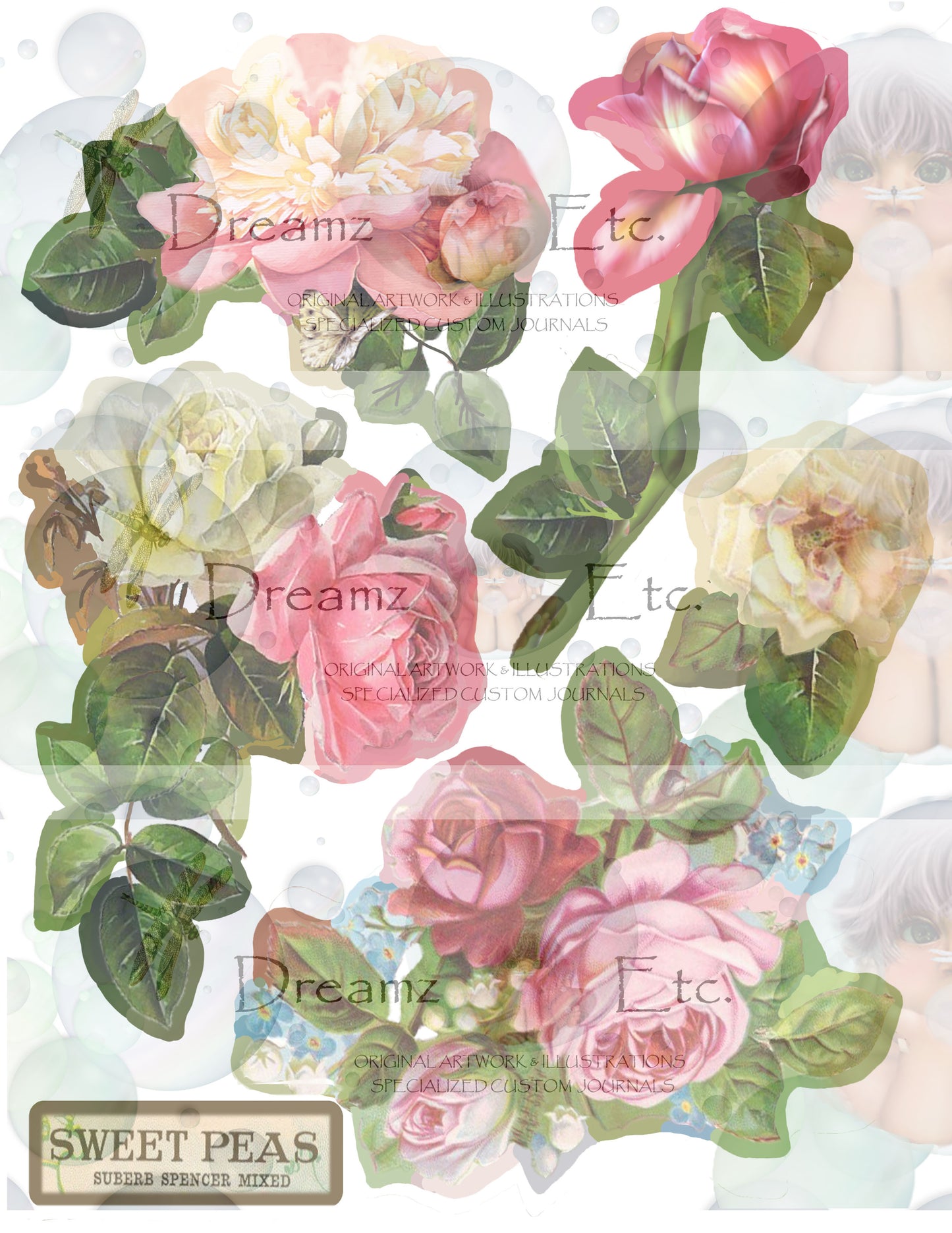 Vintage Floral EZ CUTZ Bundle Pack