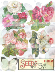 Vintage Floral EZ CUTZ Bundle Pack