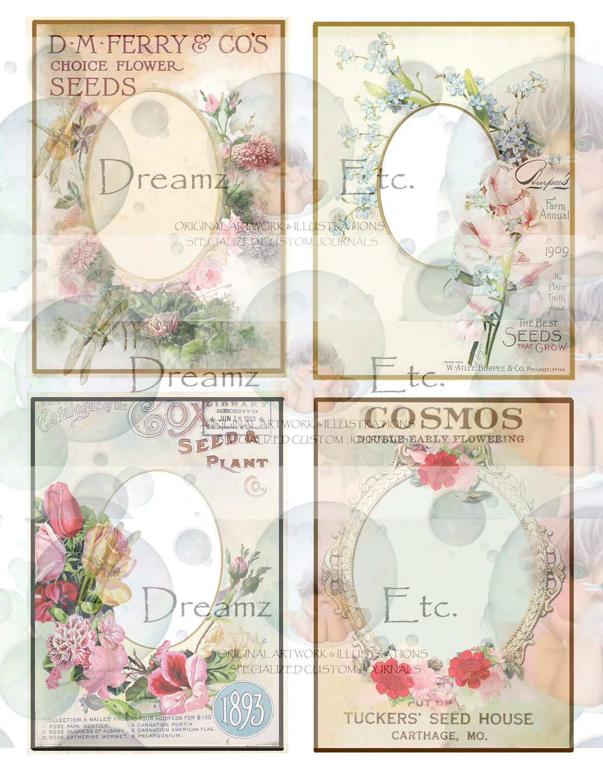 Vintage Floral EZ CUTZ Bundle Pack