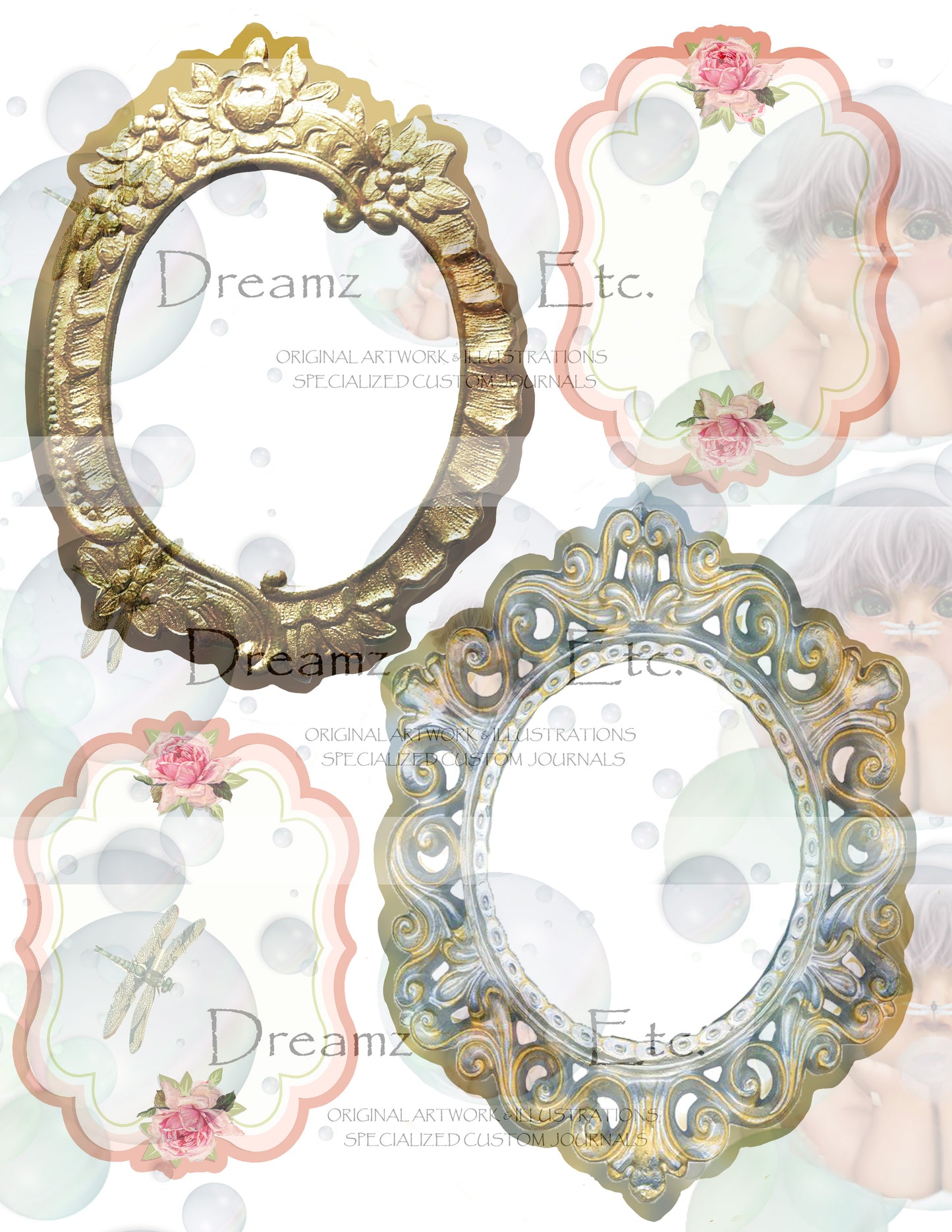 Vintage Floral EZ CUTZ Bundle Pack
