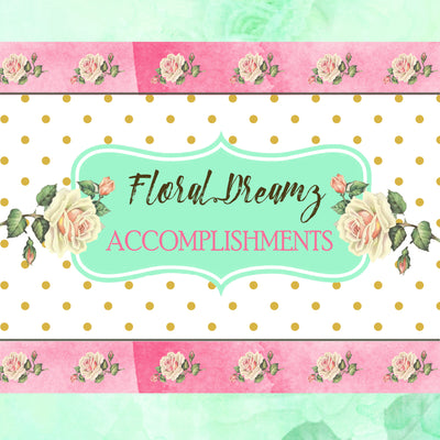 Floral Dreamz Planner/Journal - Accomplishment Sheets & Borders