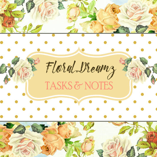 Floral Dreamz Planner/Journal - Important Dates & Note to Self - Printable