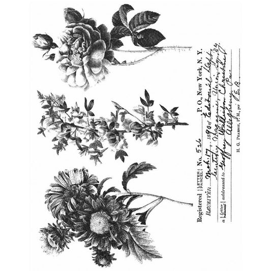 Tim Holtz - Stampers Anonymous - FLOWER SHOP STAMP SET