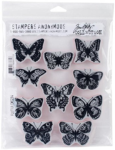 Tim Holtz Stamp Set - Flutter *