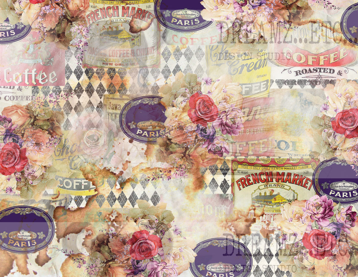 French Cafe - Digital Journal Kit - Bundle Pack