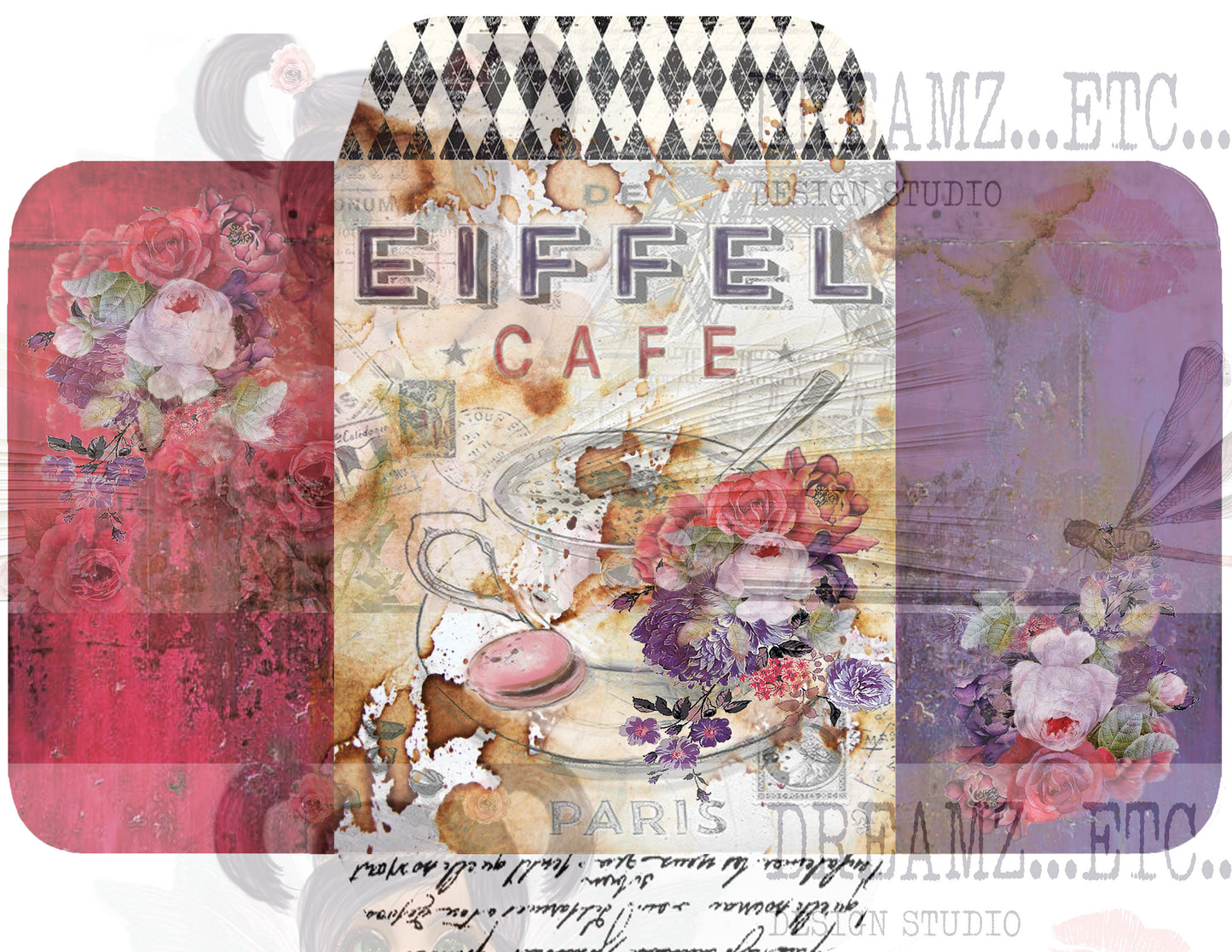 French Cafe - Digital Journal Kit - Bundle Pack