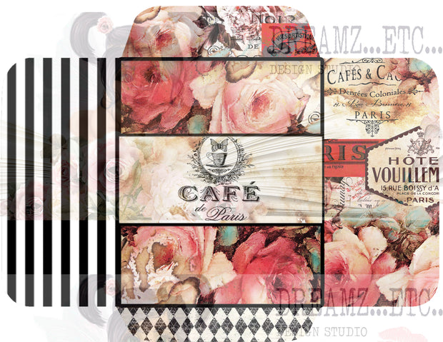 French Cafe - Digital Journal Kit - Bundle Pack