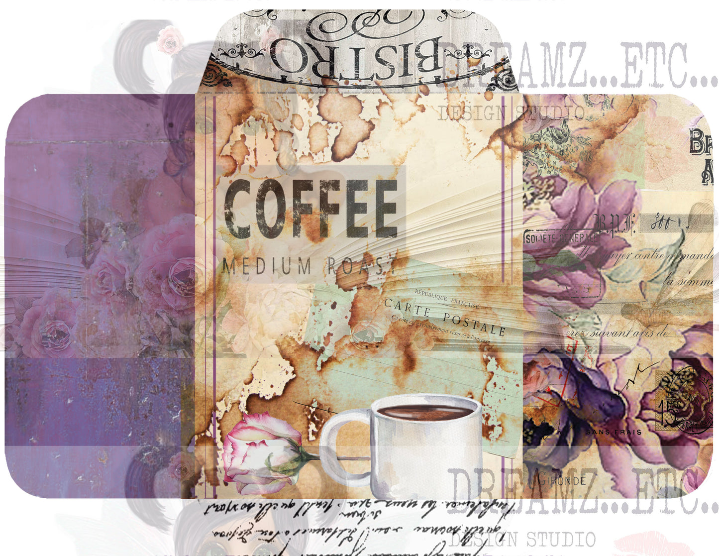 French Cafe - Digital Journal Kit - Bundle Pack