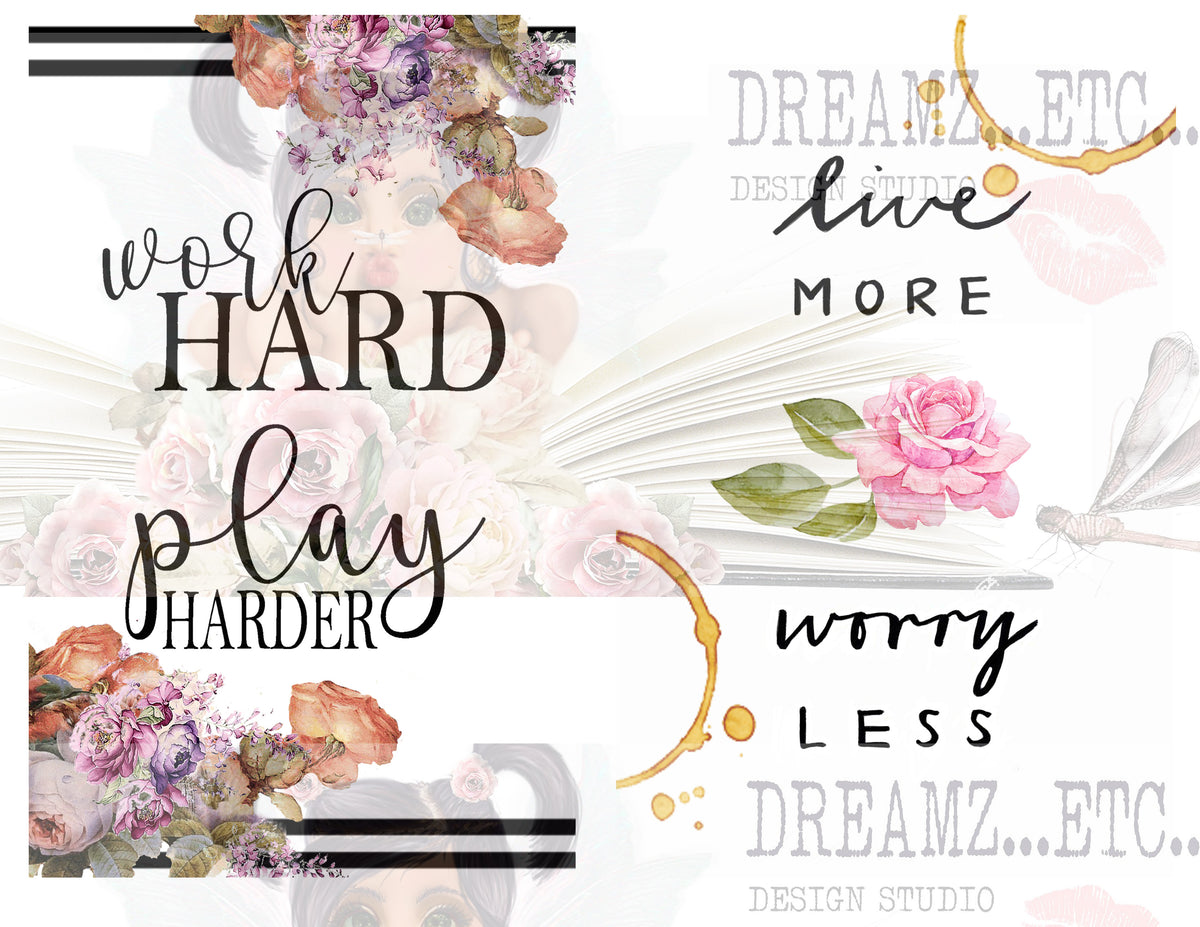 French Cafe - Digital Journal Kit - Bundle Pack
