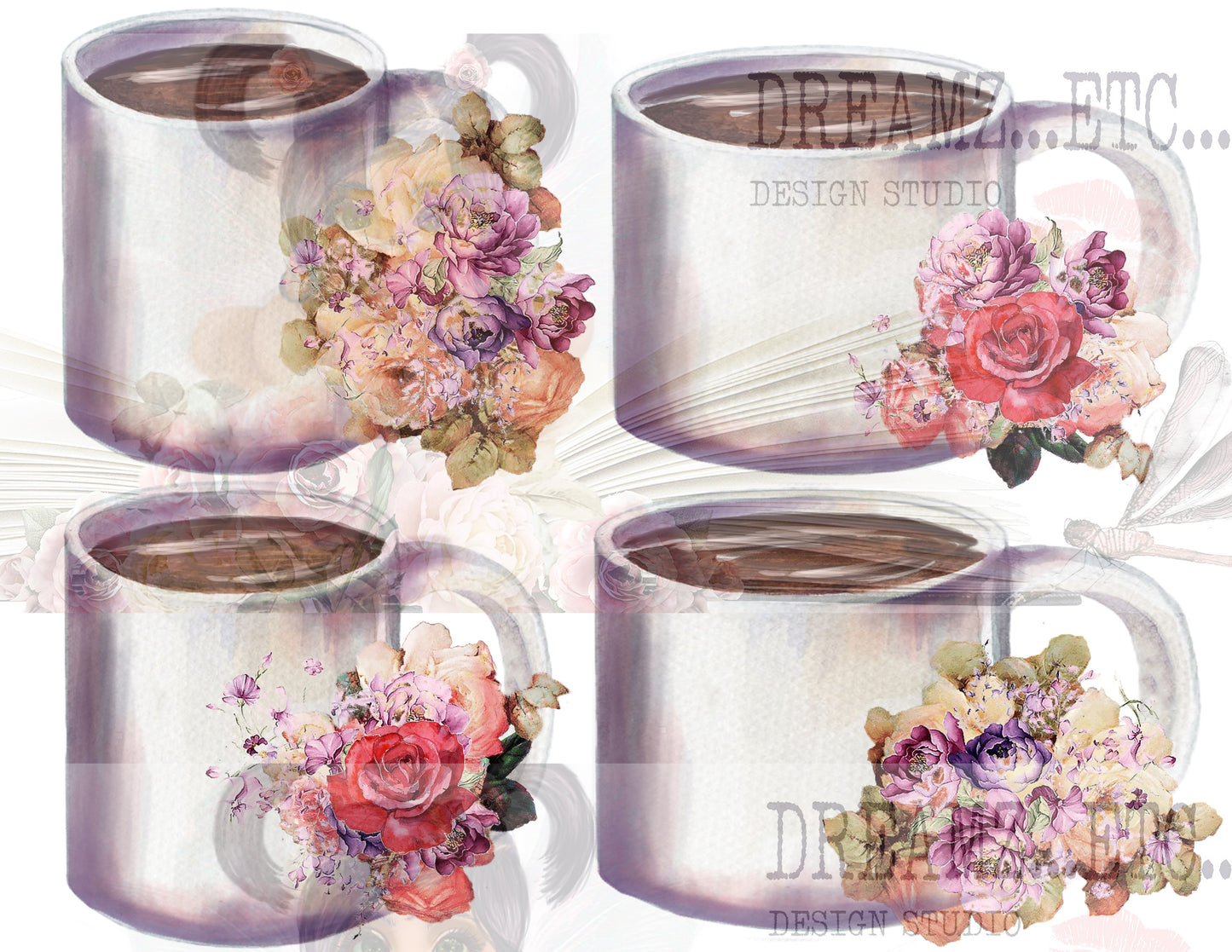 French Cafe - Digital Journal Kit - Bundle Pack