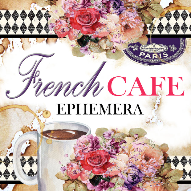 French Cafe - Digital Journal Kit - Bundle Pack