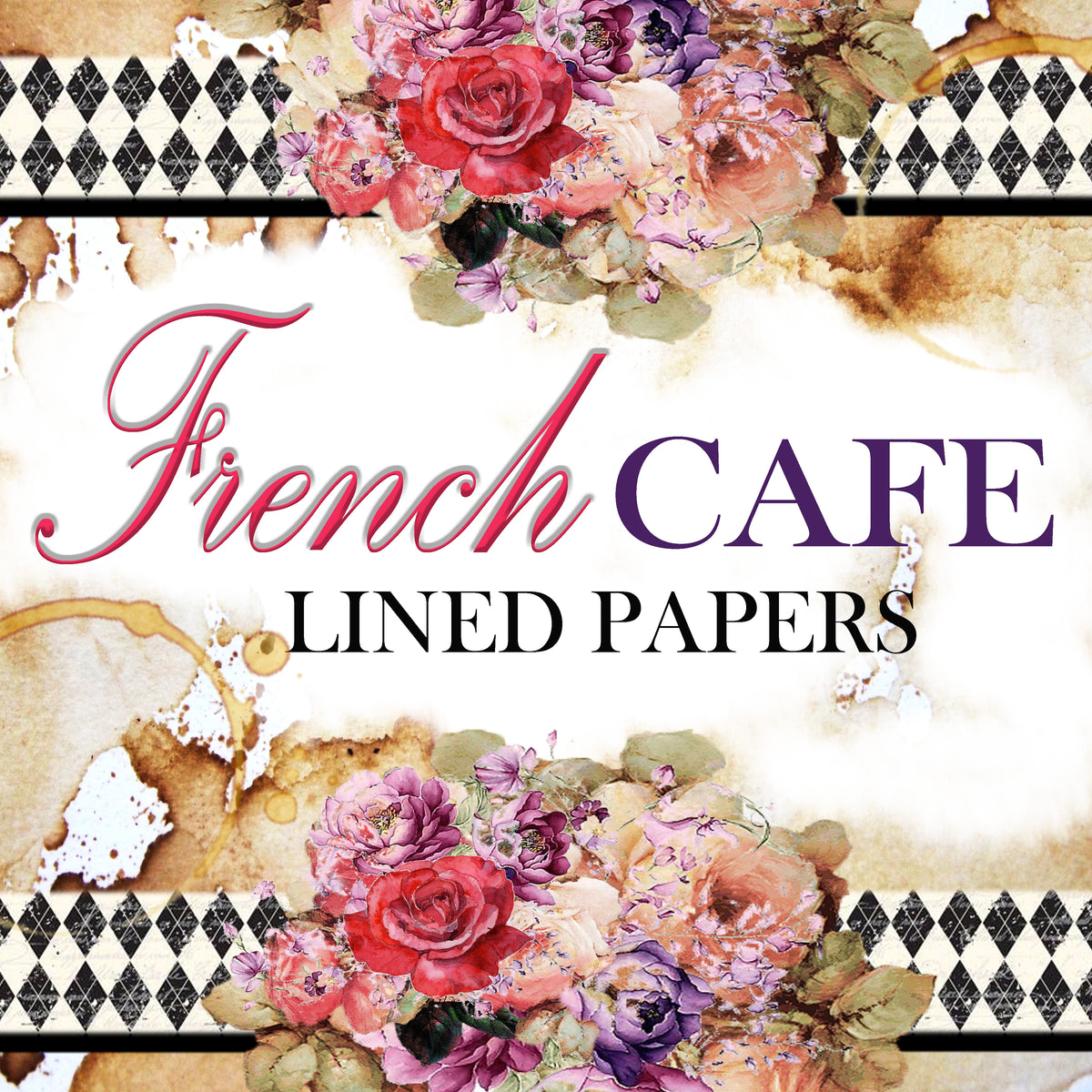 French Cafe - Digital Journal Kit - Bundle Pack