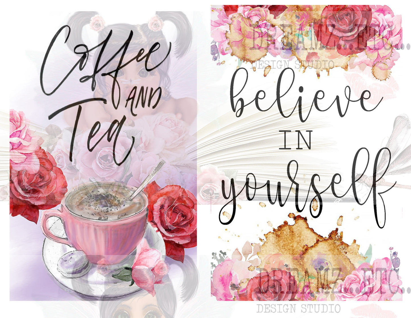 French Cafe - Digital Journal Kit - Bundle Pack