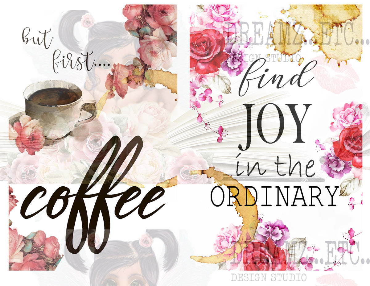 French Cafe - Digital Journal Kit - Bundle Pack
