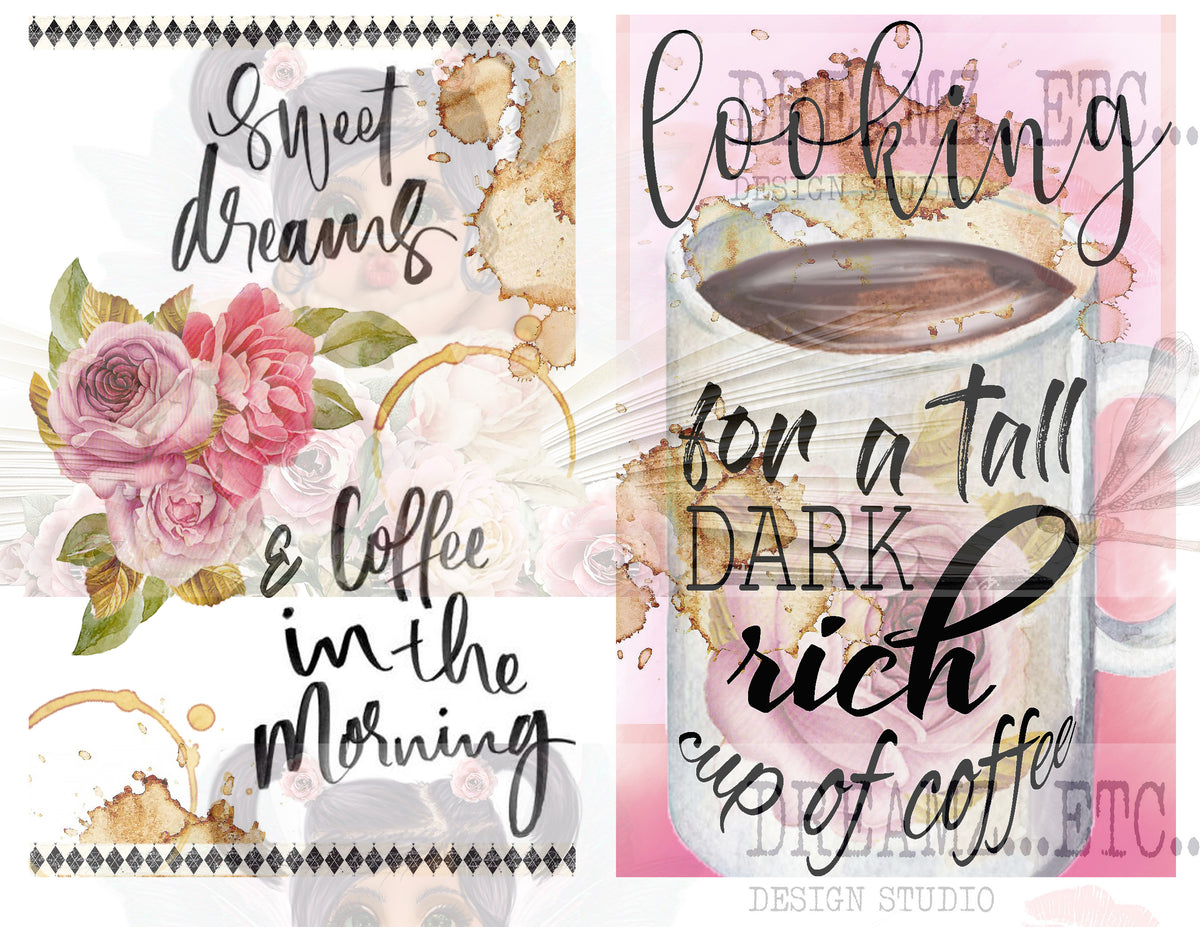 French Cafe - Digital Journal Kit - Bundle Pack