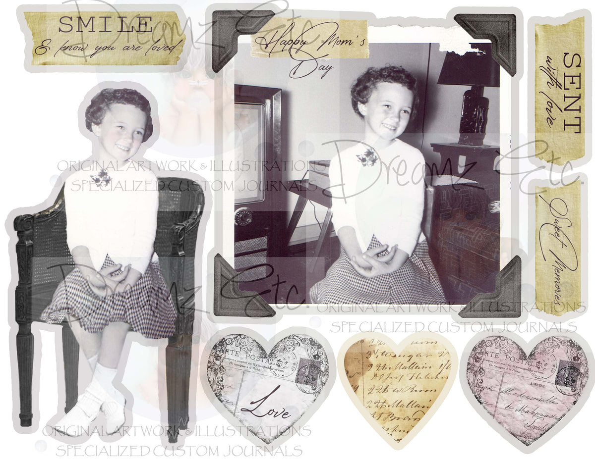 From Mom with Love - DIGITAL Journal Kit - PART 1