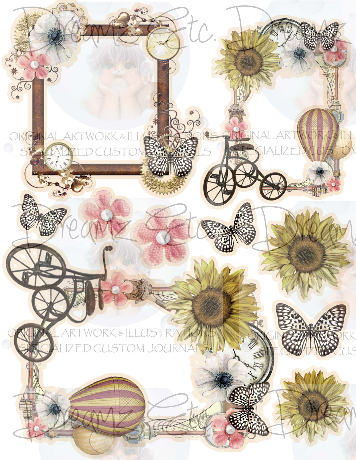From Mom with Love - ENTIRE COLLECTION (Plus FREEBIES) - DIGITAL Journal Kit