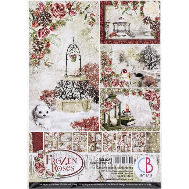Frozen Roses Double Sided A4 Paper Pack - Ciao Bella