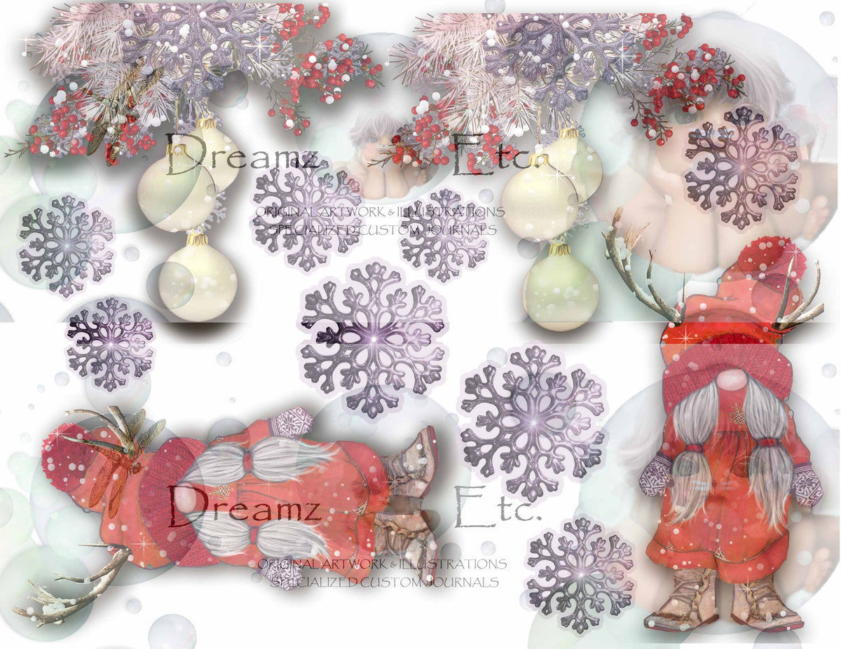 GNOME CARD TOPPERS & INSTRUCTIONS - DIGITAL