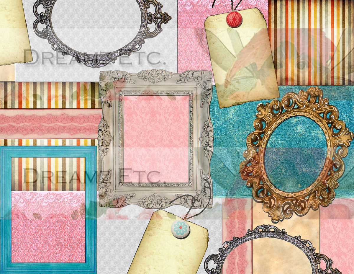 Golden Tales - Digital Journal Kit/Paper Pack