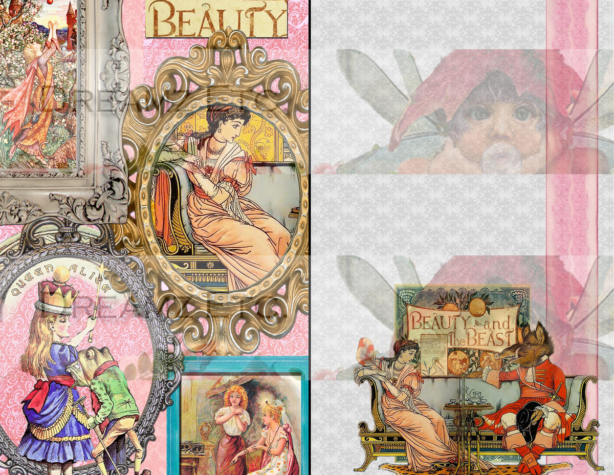 Golden Tales - Digital Journal Kit/Paper Pack