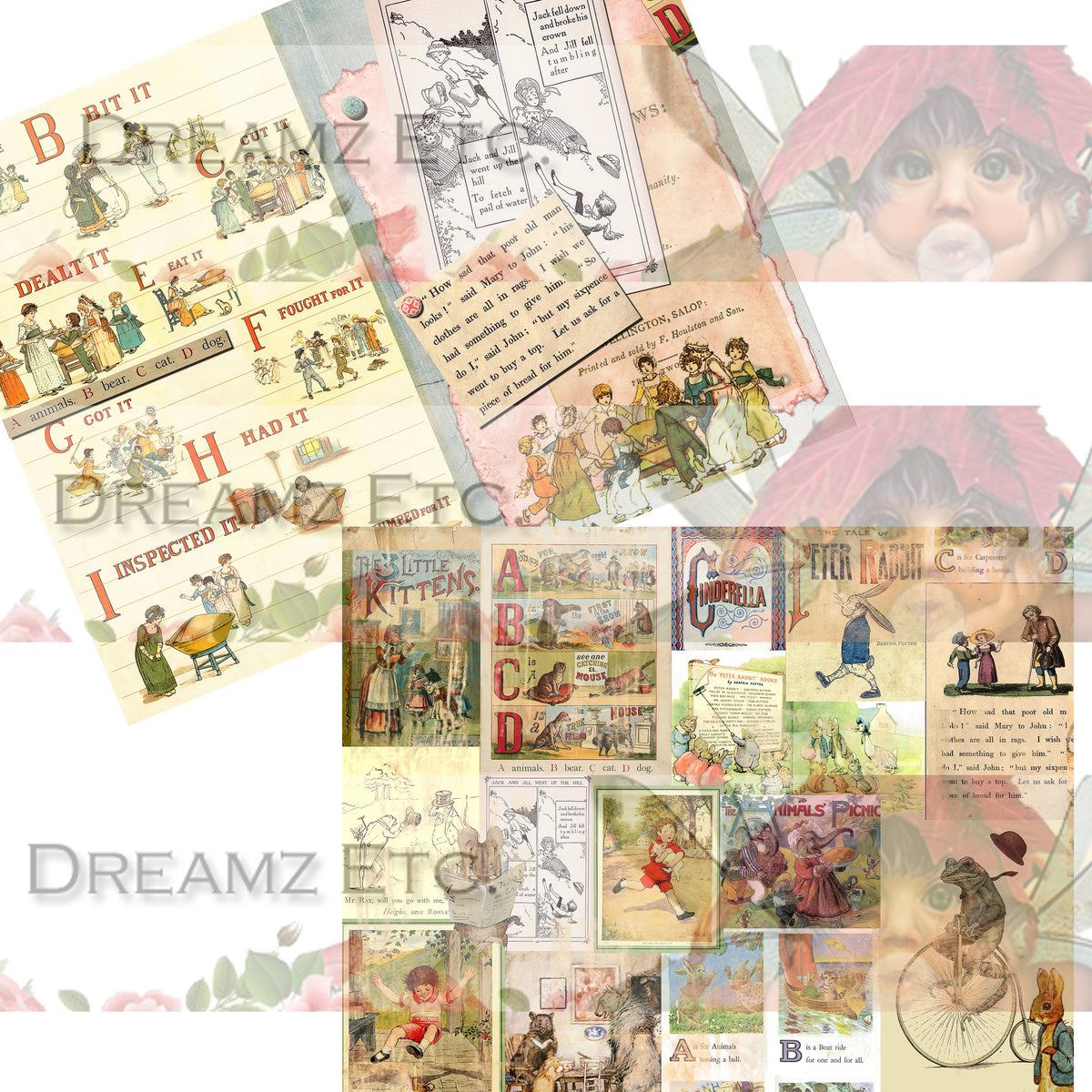 Golden Tales 2 - Digital Journal Kit/Paper Pack
