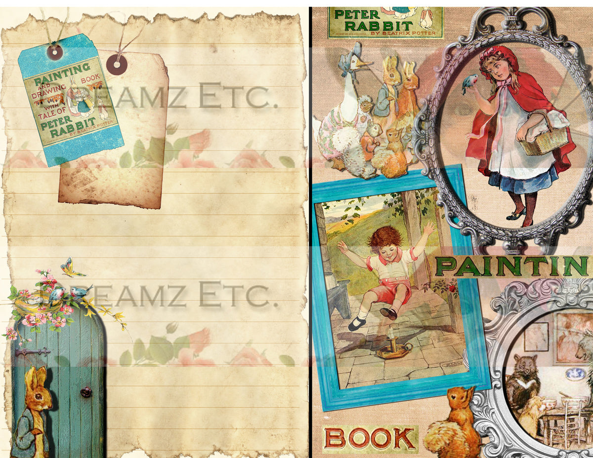 Golden Tales 2 - Digital Journal Kit/Paper Pack
