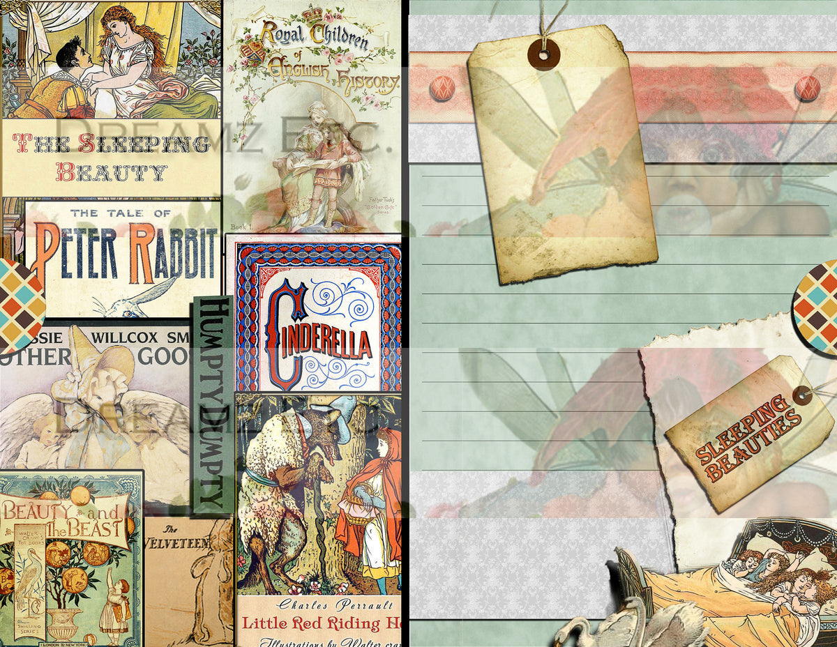 Golden Tales 2 - Digital Journal Kit/Paper Pack