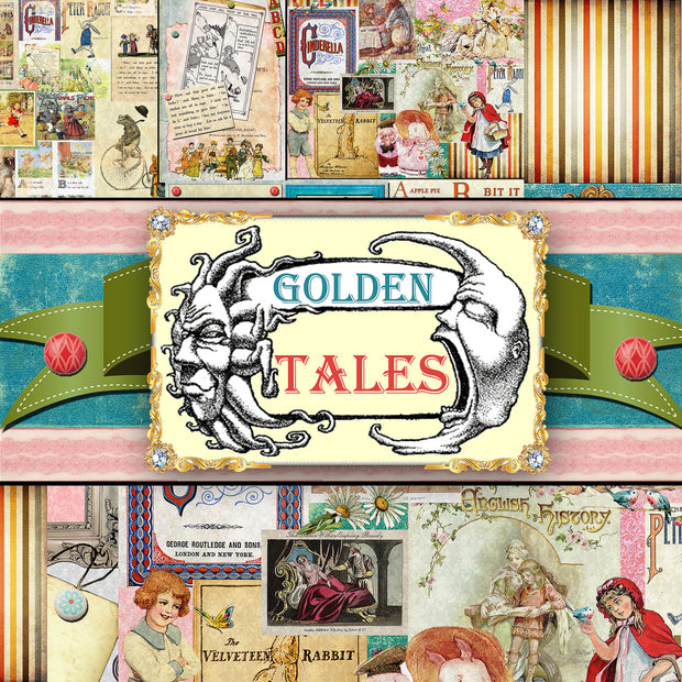 Golden Tales - Digital Journal Kit/Paper Pack