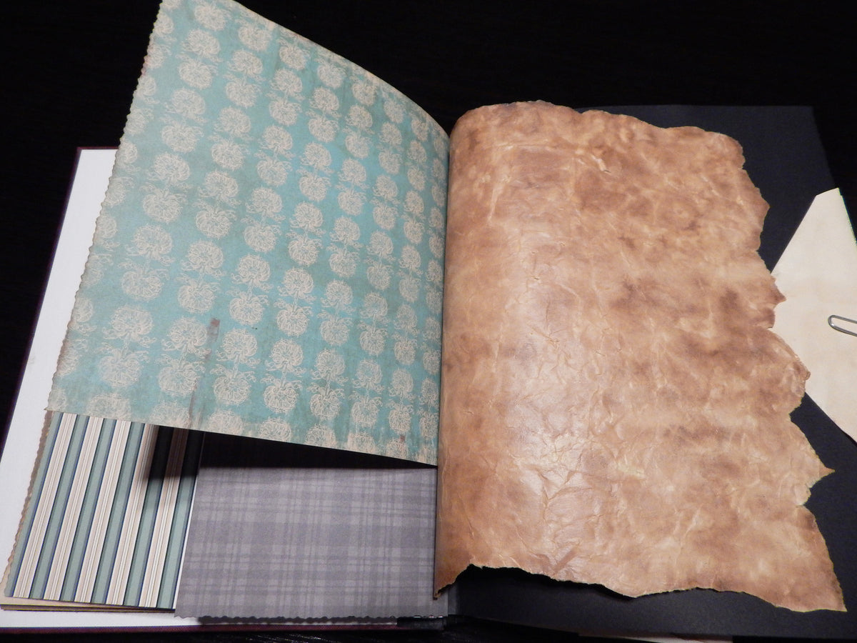 Hand-Stitched Canvas Journal - Nautical Theme - HUGE JOURNAL!!!