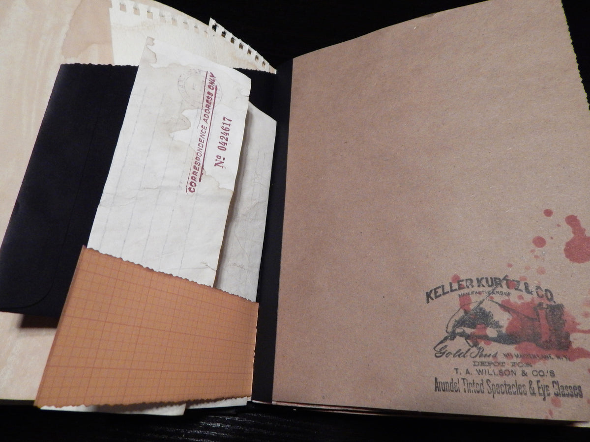 Hand-Stitched Canvas Journal - Nautical Theme - HUGE JOURNAL!!!