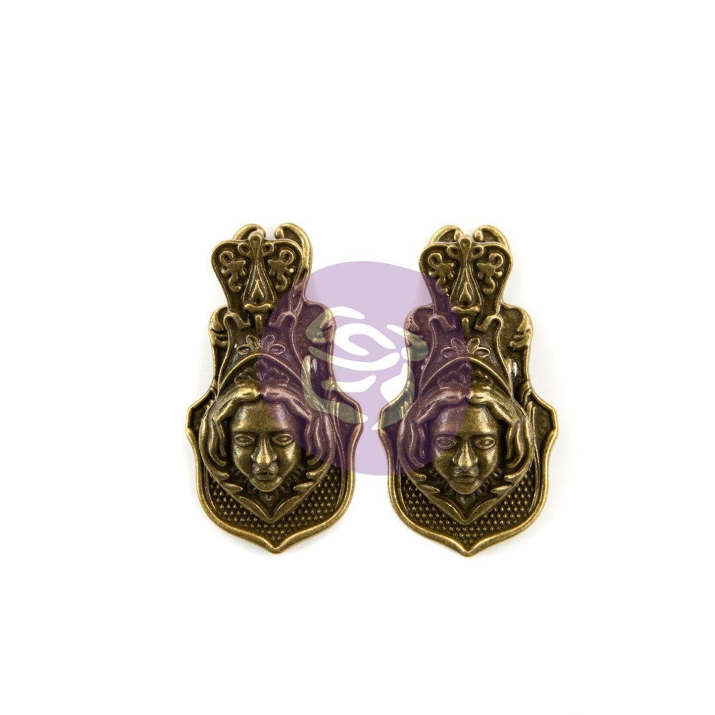 Prima - Finnabair - Art Daily - Victorian Face - Paper Clips