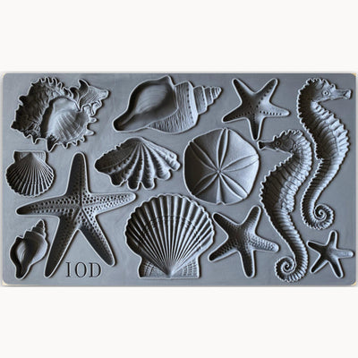 Seashells Decor Mould by IOD - Iron Orchid Designs