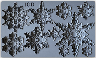 Snowflakes Decor Mould by IOD - Iron Orchid Designs