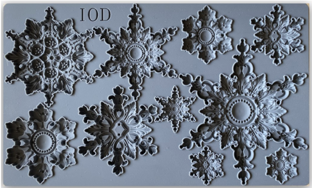 Snowflakes Decor Mould by IOD - Iron Orchid Designs