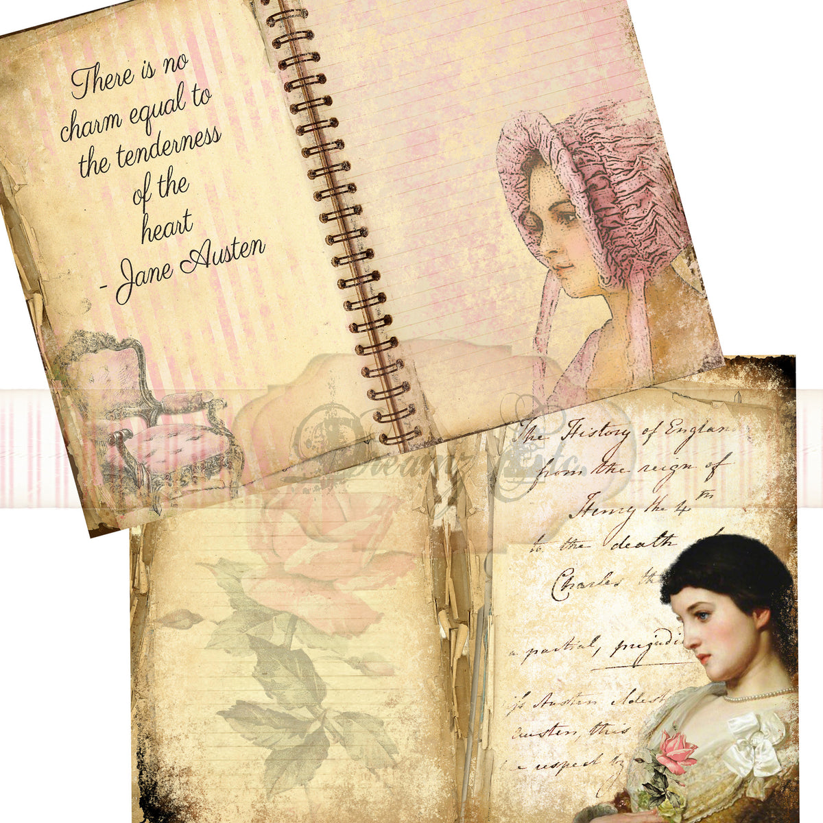 Simply Jane - Digital Paper Collection - PART 1 (10 Designs/Papers)