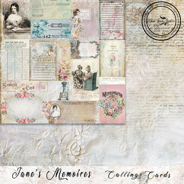 Jane's Memoirs Collection by Jen Bishop - 12x12 Paper - PRE-ORDER