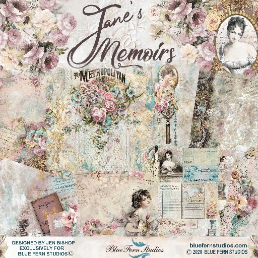 Jane's Memoirs Collection by Jen Bishop - 12x12 Paper - PRE-ORDER