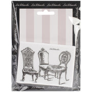 Lablanche Silicone Stamp - Chairs Stamp - 3.75"X2.75"
